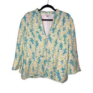 Vintage Pendleton Miami Mix Linen Blend Blazer Women’s XL